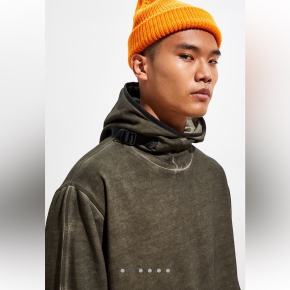 UO utility hoodie olive green - Picture 3 of 10